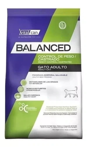 Balanced – Gato Adulto Castrado - 7,5 Kg + REGALO