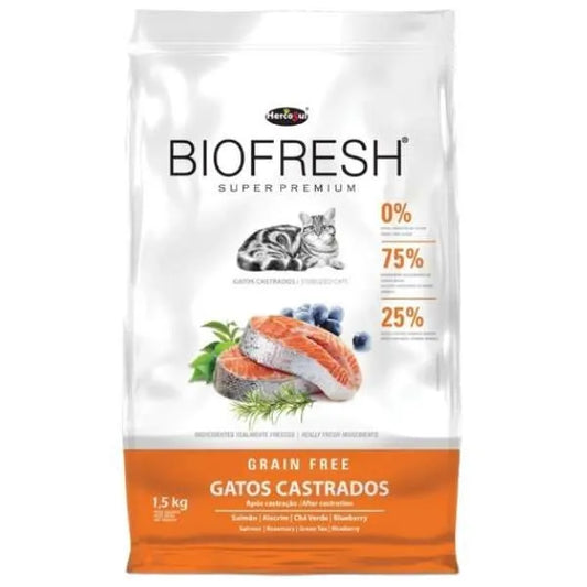 Biofresh – Gato Adulto Castrado - 7.5 Kg + REGALO