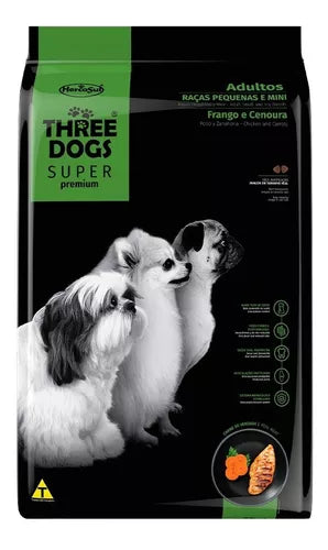 Three Dogs Premium Perro Adulto Raza Pequeña - 17 Kg + REGALO